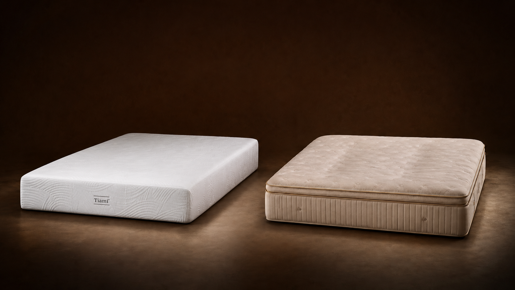 The industry sews a pillow on top.  We engineered ours in.